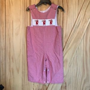 Zuccini Smocked Football Jon Jon